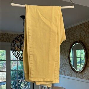 Talbots Canary Yellow Straight-Leg Pants